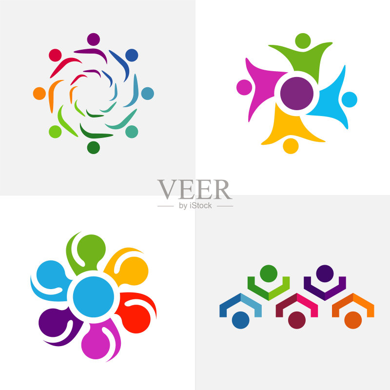 社区LOGO设计灵感模板图标素材