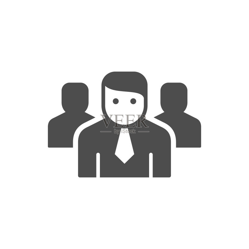 人群字形图标图标素材