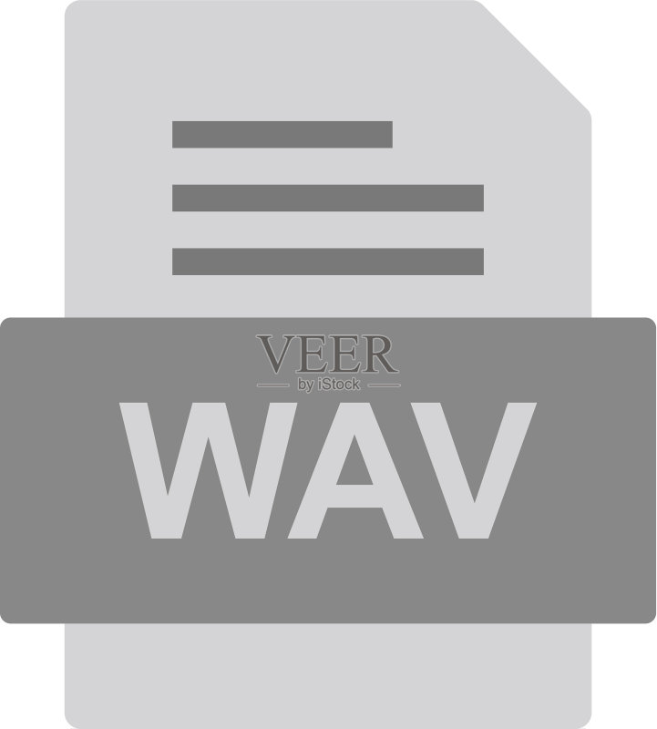 WAV文件文档图标图标素材