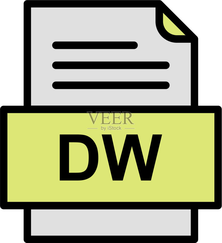 dw文件文档图标图标素材