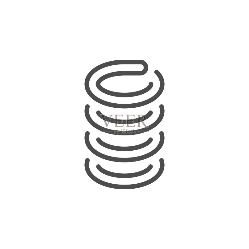 春季线条图标图标素材