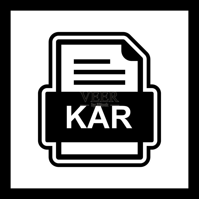KAR文件文档图标图标素材