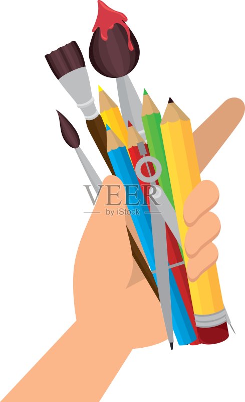 学校用品图标集图标素材