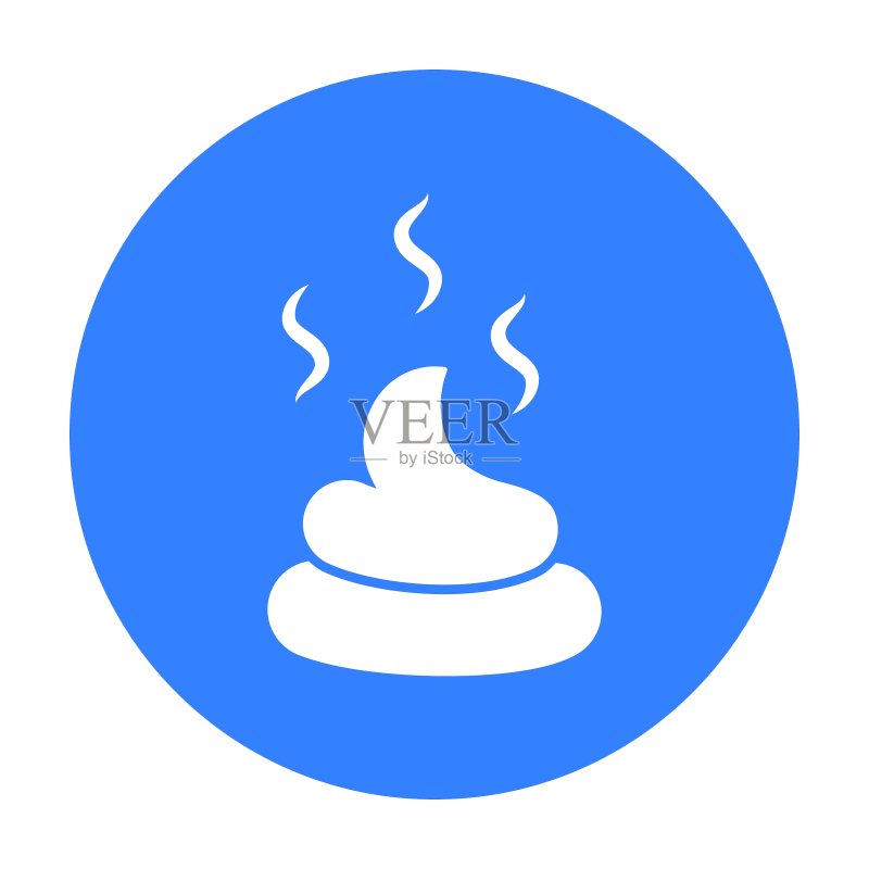 网页黑色粪便图标图标素材