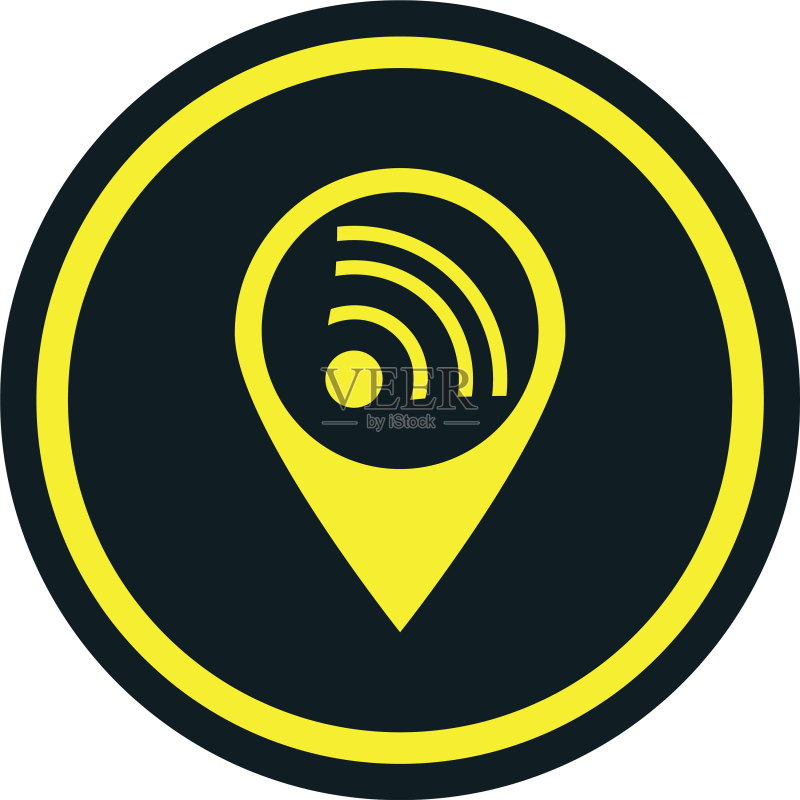 Wifi信号隔离图标图标素材