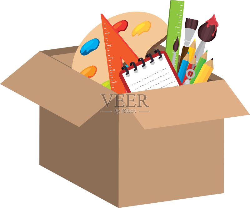 学校用品图标集图标素材