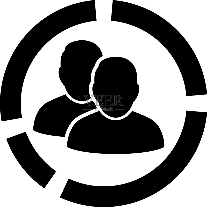 用户图表扁平风格图标图标素材