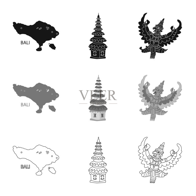 设计与旅行Logo套装图标素材