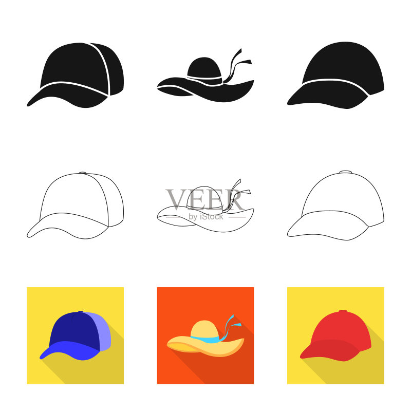 服装和帽子Logo设计合集图标素材
