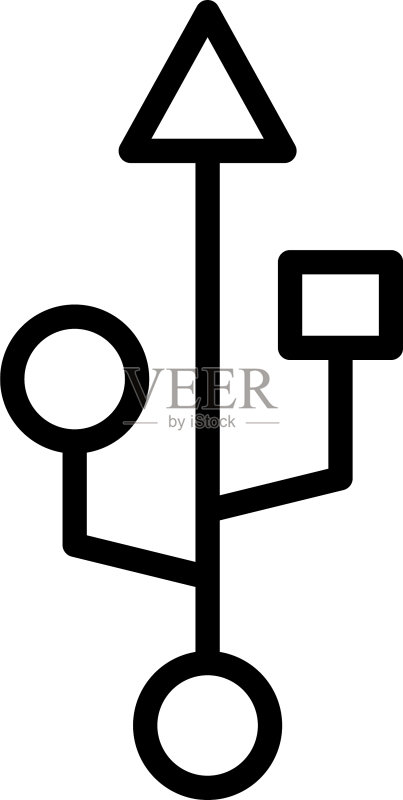 USB端口图标素材