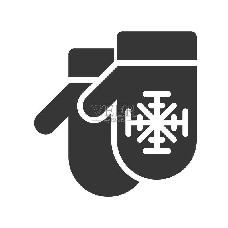 圣诞节相关手套图标图标素材