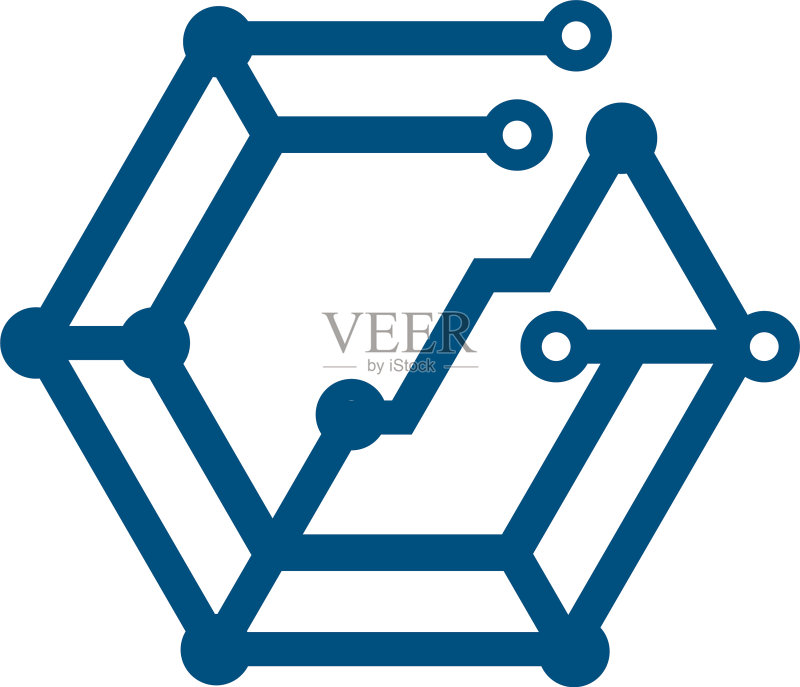几何科技Logo模板图标素材