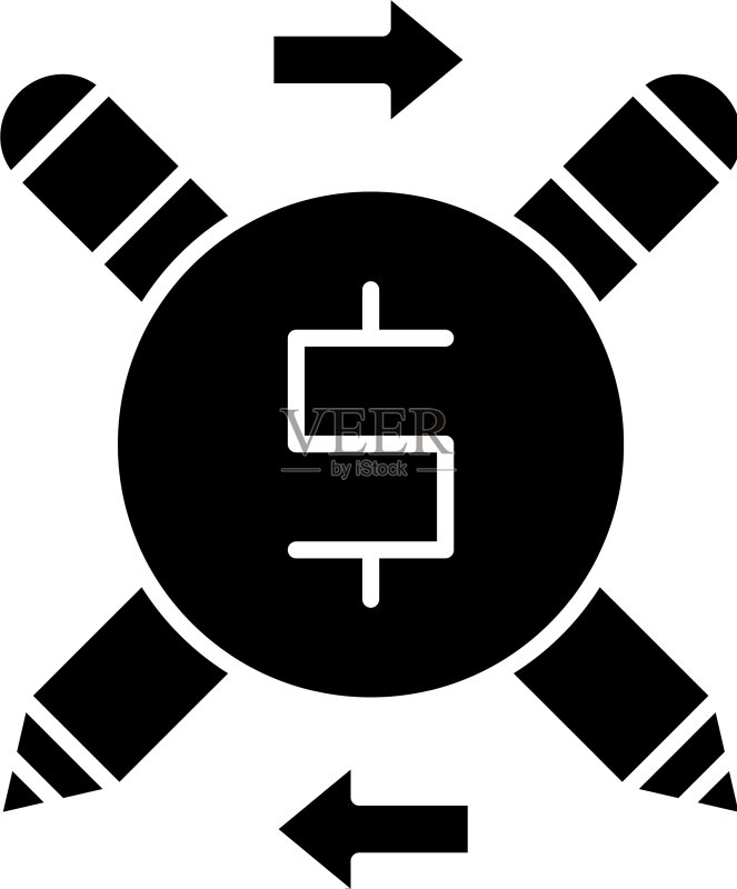 商业文案黑色图标标志图标素材