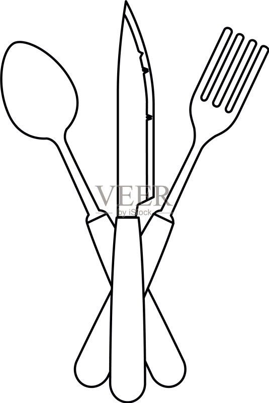 餐具工具图标套装图标素材