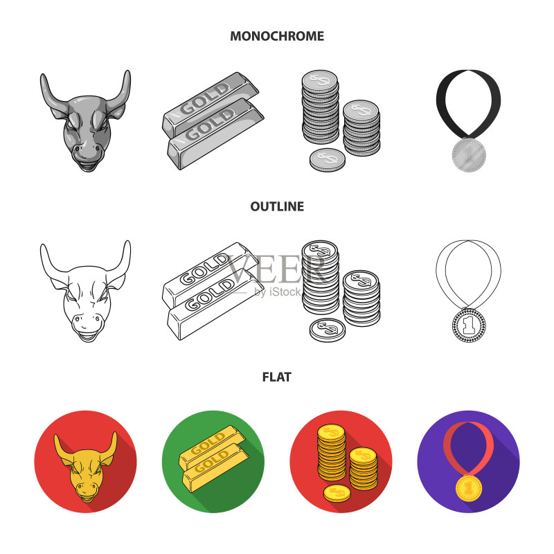 金色Logo合集图标素材