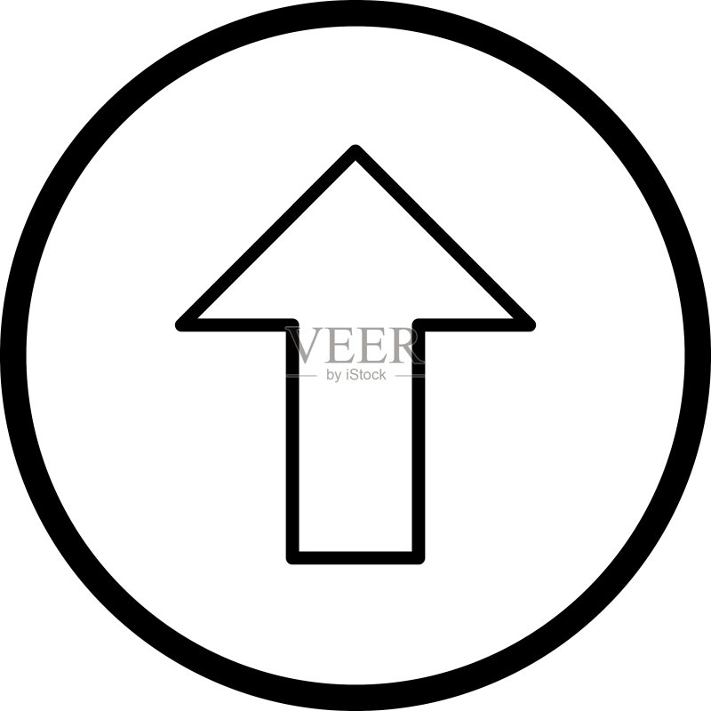 向上图标图标素材