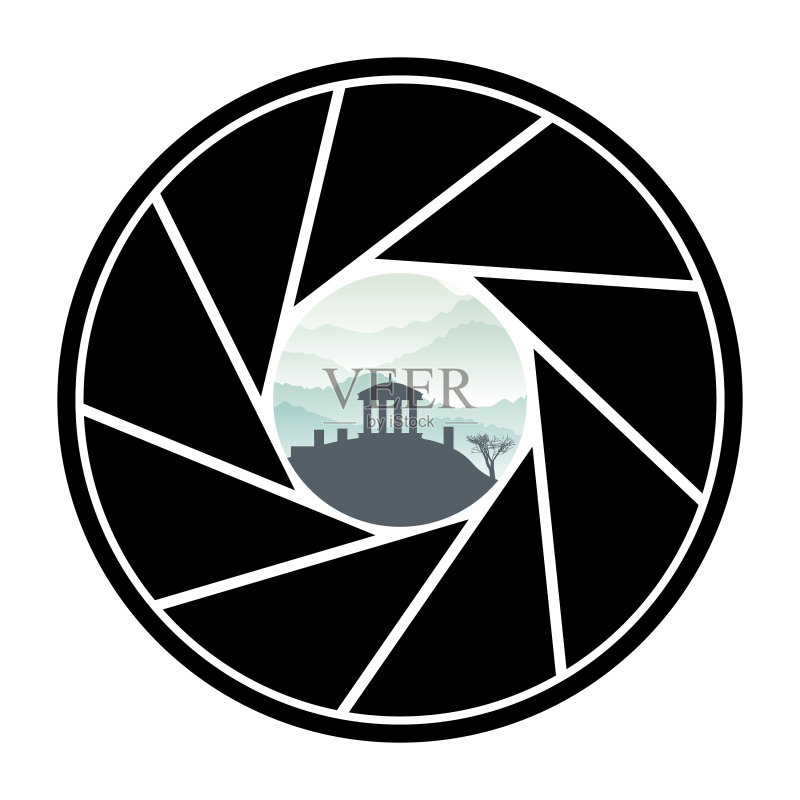 相机光圈图标素材