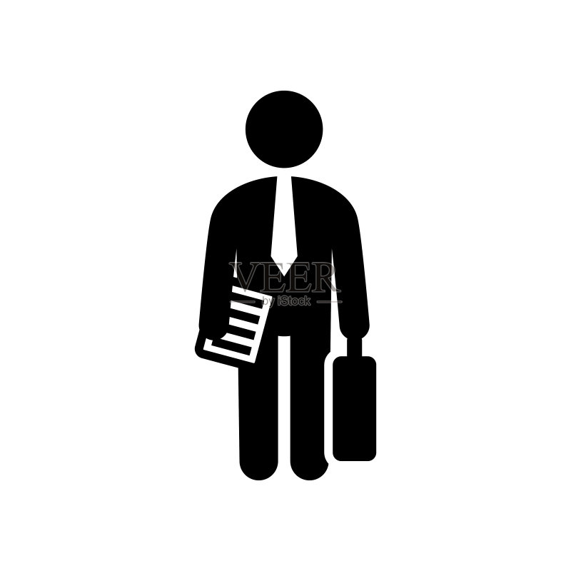 白领工人图标图标素材