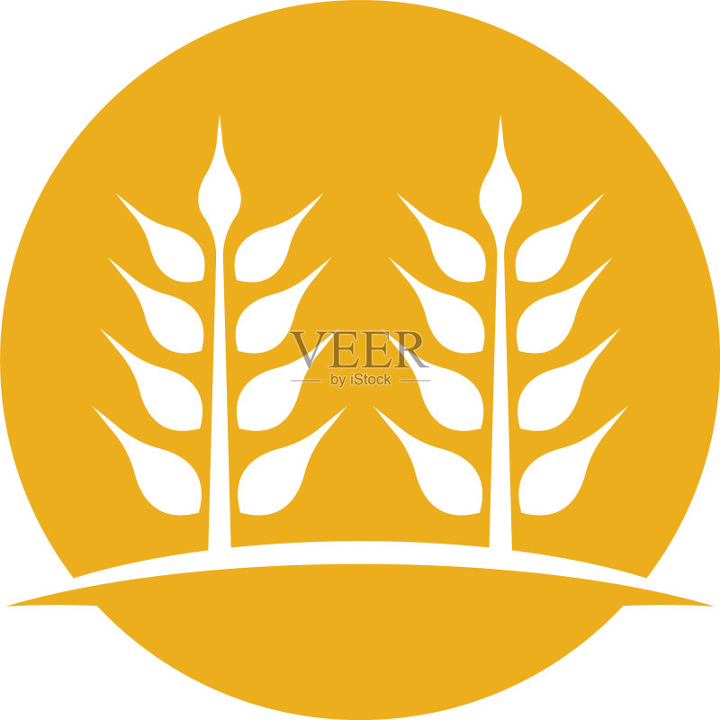 小麦图标图标素材