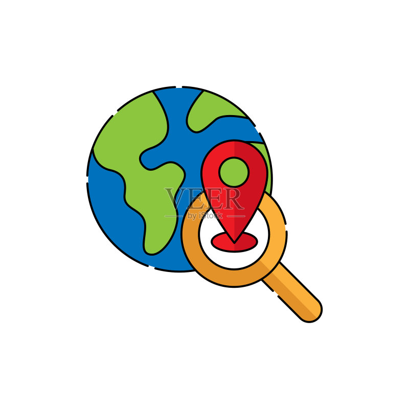 地图图标地图logo图标素材