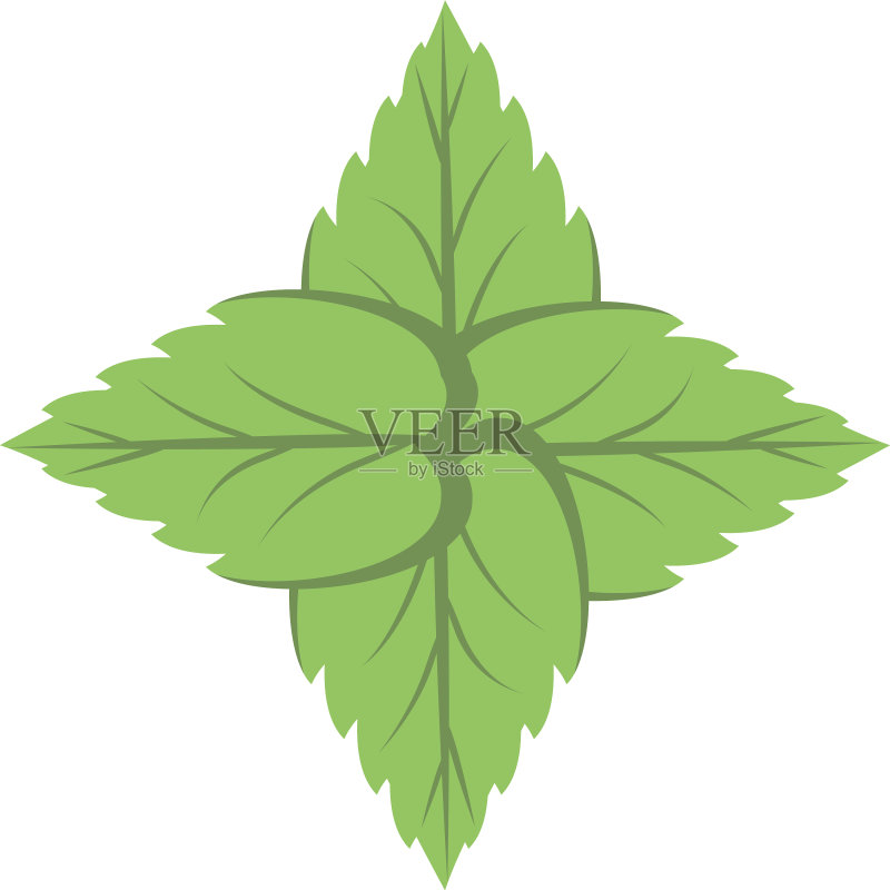 生态叶子植物孤立图标图标素材