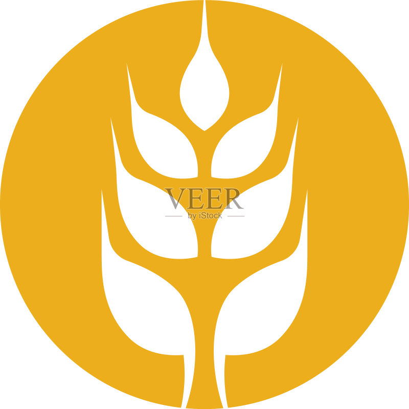 小麦图标设计图标素材