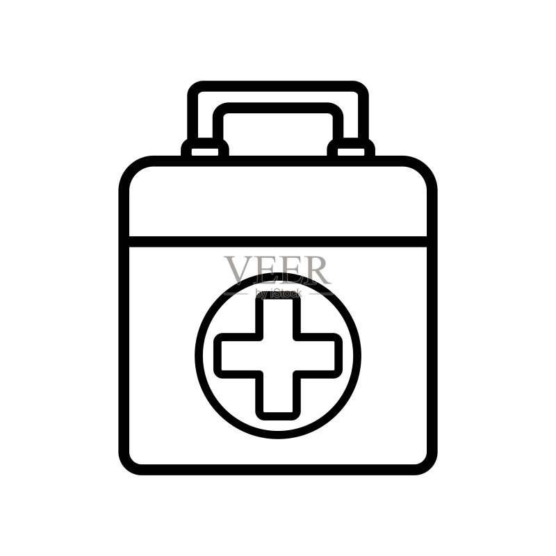 急救箱图标设计矢量模板图标素材