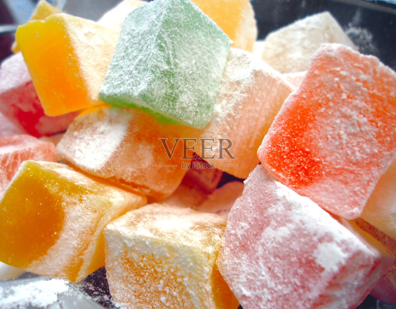 土耳其软糖，水果味正版图片素材