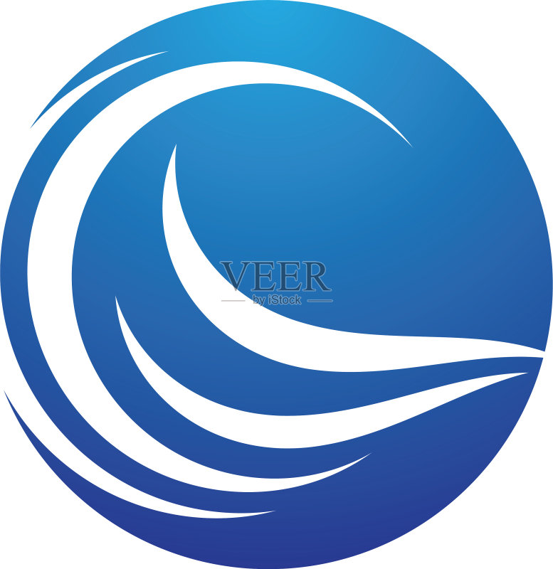 波浪符号图标设计图标素材