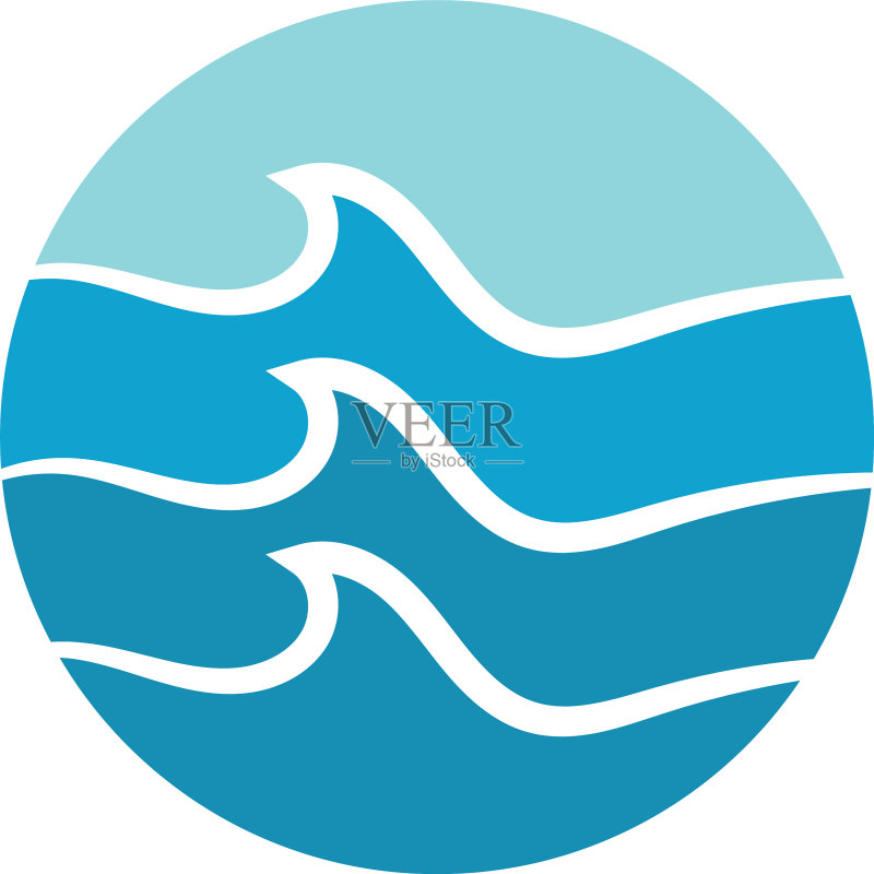 水波图标图标素材