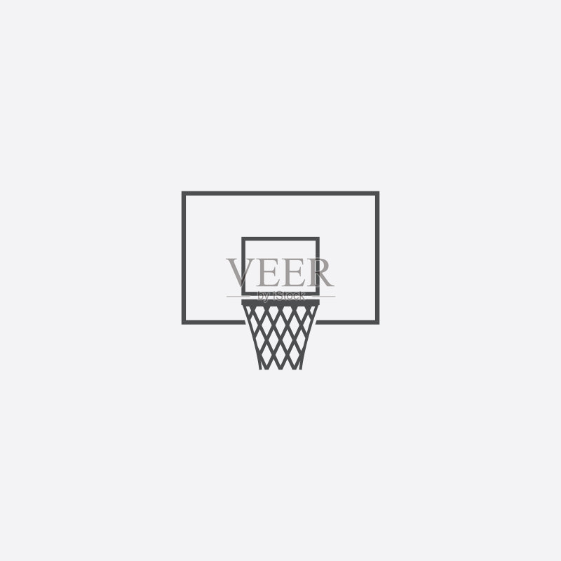 篮球框图标图标素材