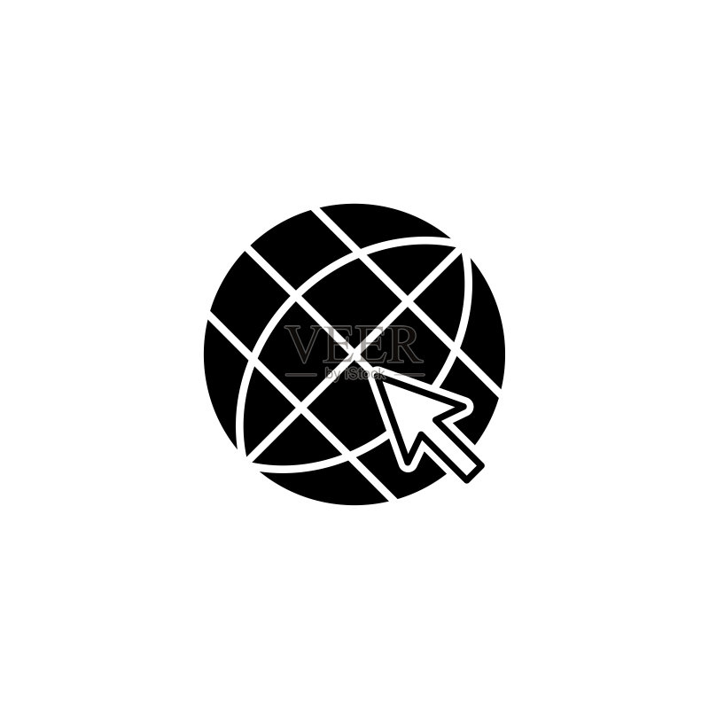 矢量插画：地球图标图标素材