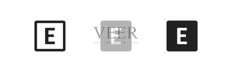 矢量扁平设计中的露骨内容概念图标图标素材