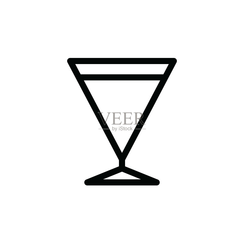 葡萄酒杯图标矢量图图标素材