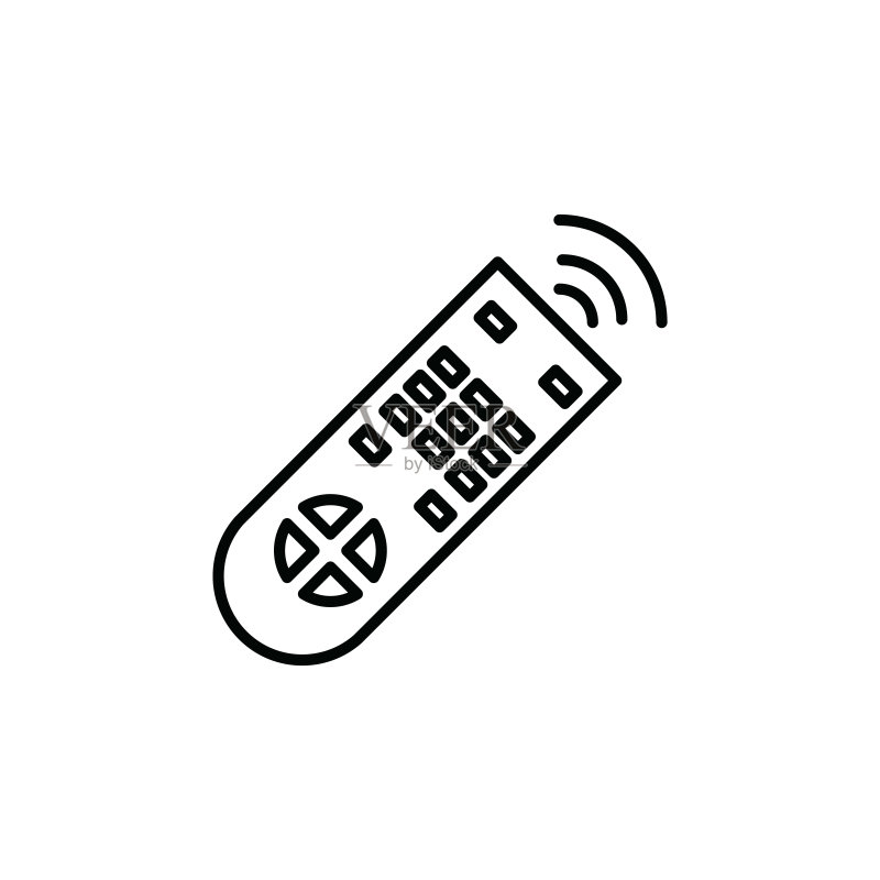 遥控器图标矢量图图标素材