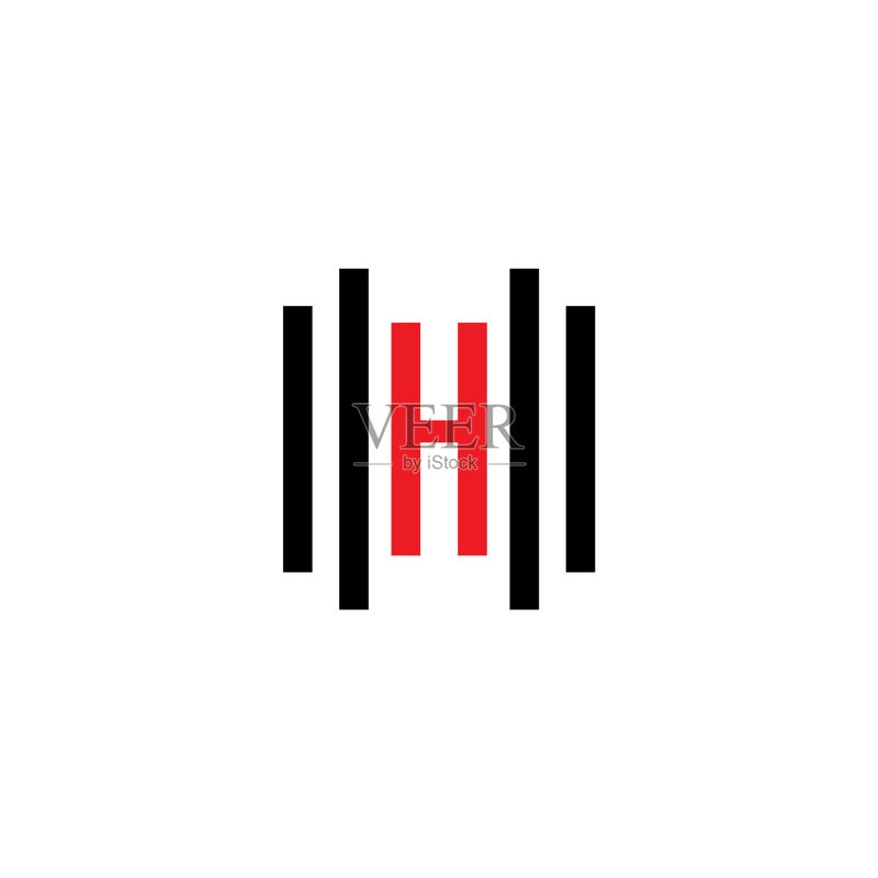 H字母logo设计模板图标素材
