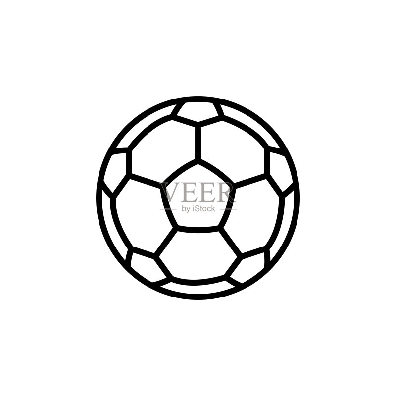 足球图标矢量图图标素材