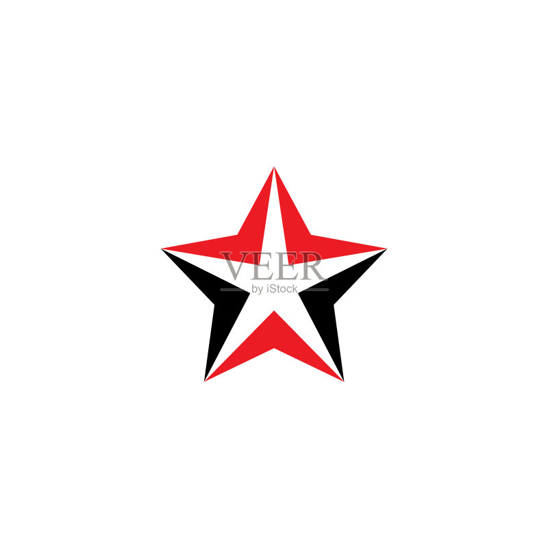 星星标志设计模板图标素材