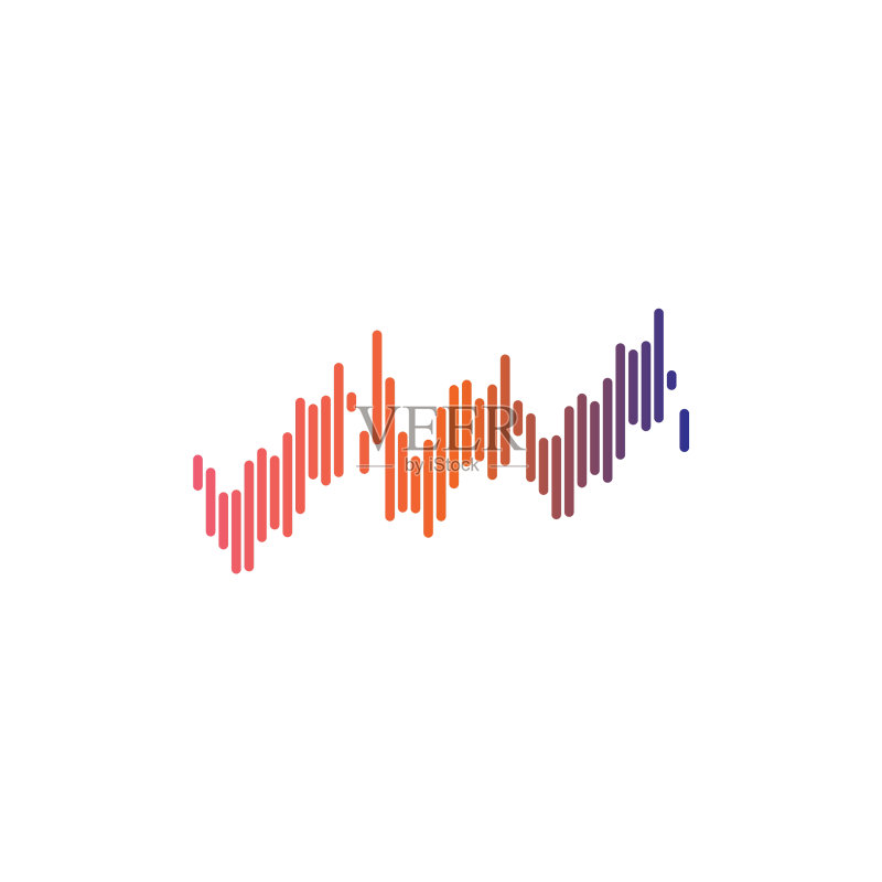 音波音乐Logo设计模板图标素材