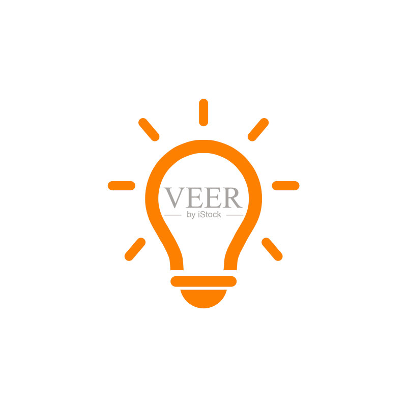 灯泡Logo设计灵感模板图标素材