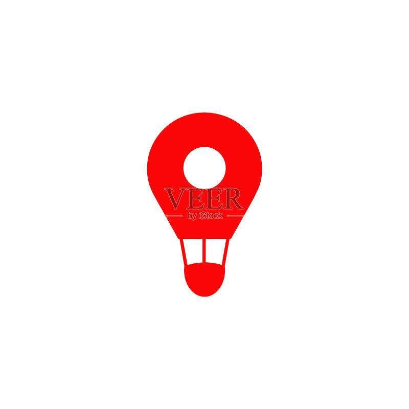 热气球图标logo设计模板图标素材