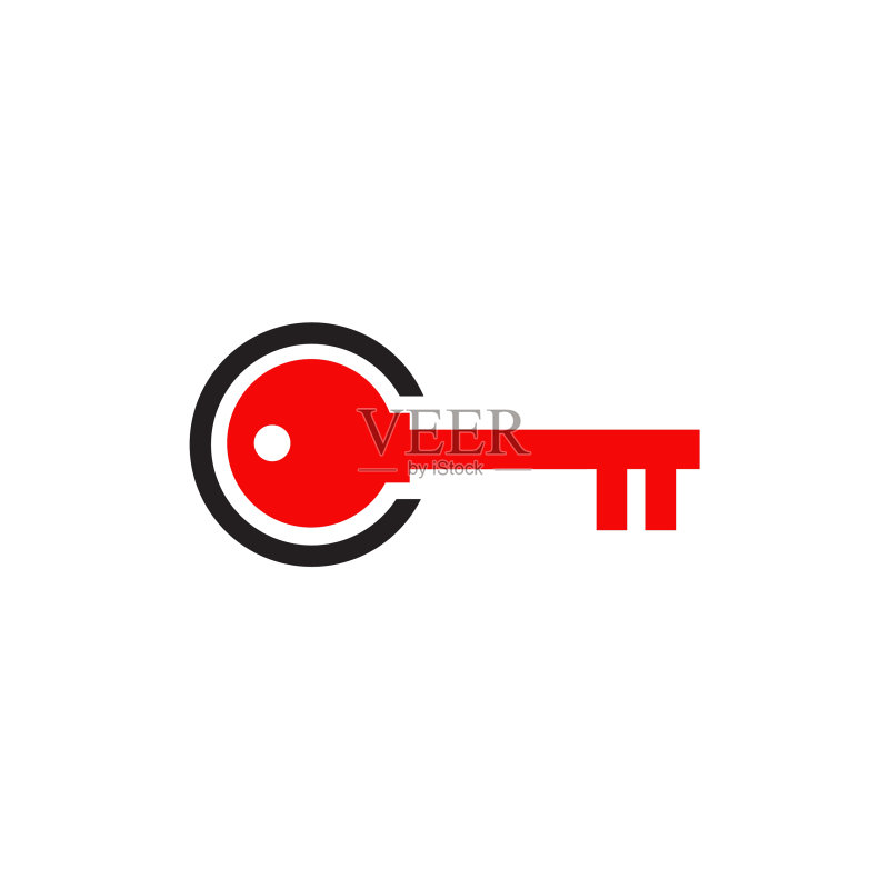 简约钥匙logo图标设计模板图标素材