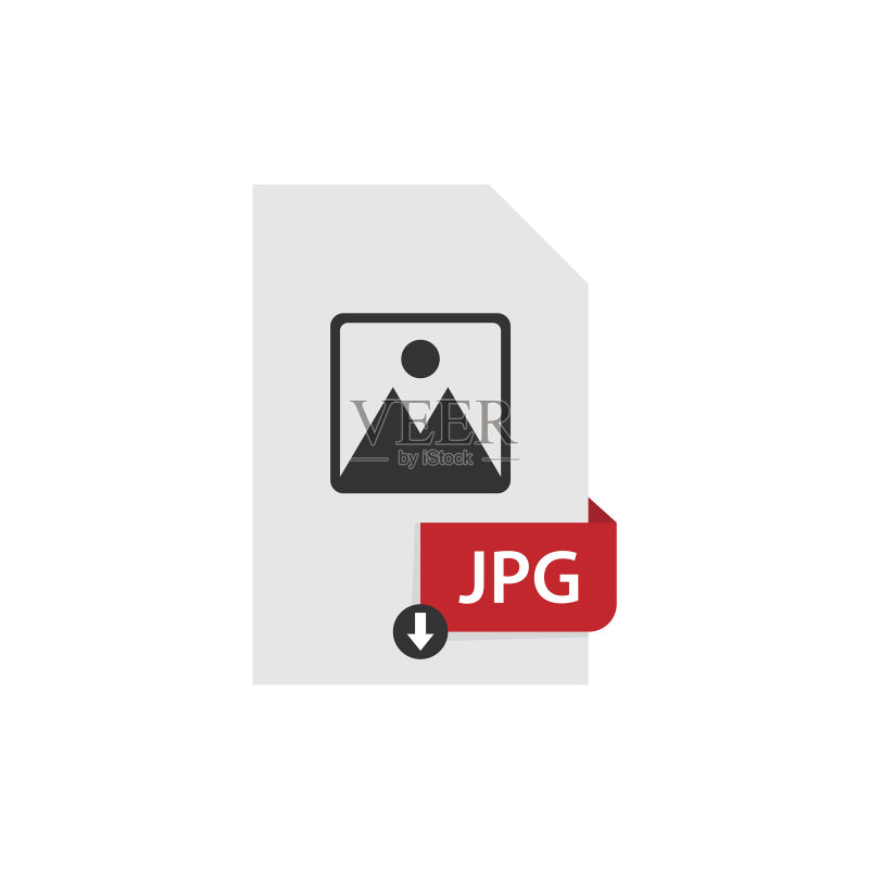 JPG下载文件格式图标素材