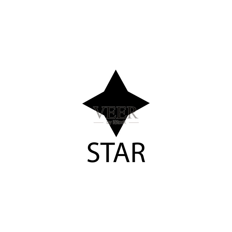 星星图标矢量图模板图标素材