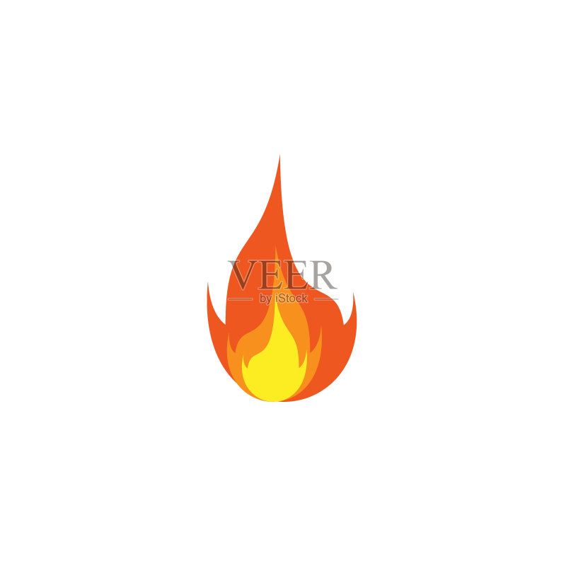 火焰logo设计模板图标素材