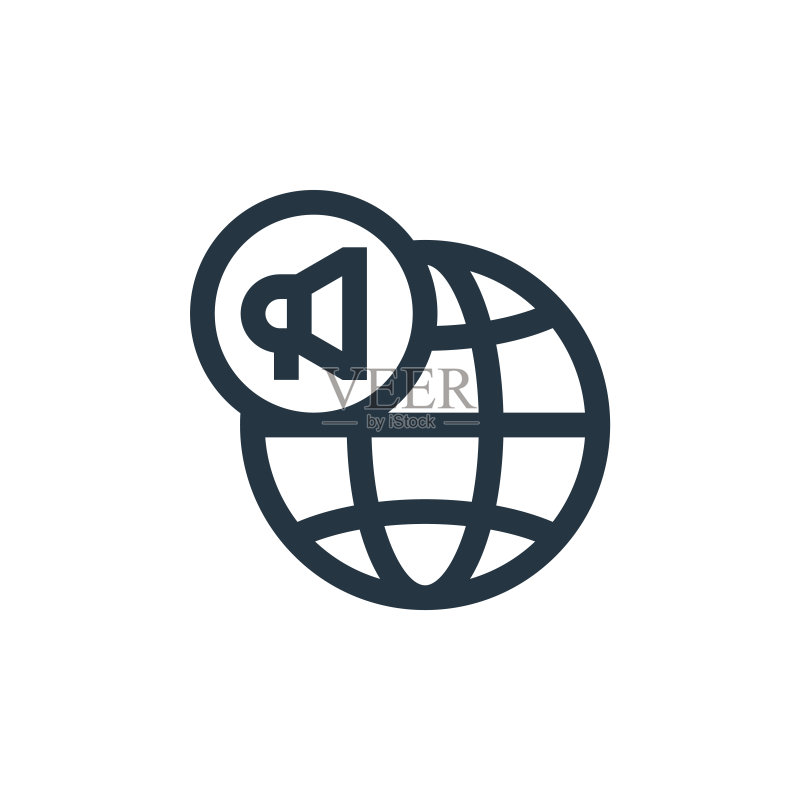 全球营销矢量图标，适用于网站设计和App开发图标素材