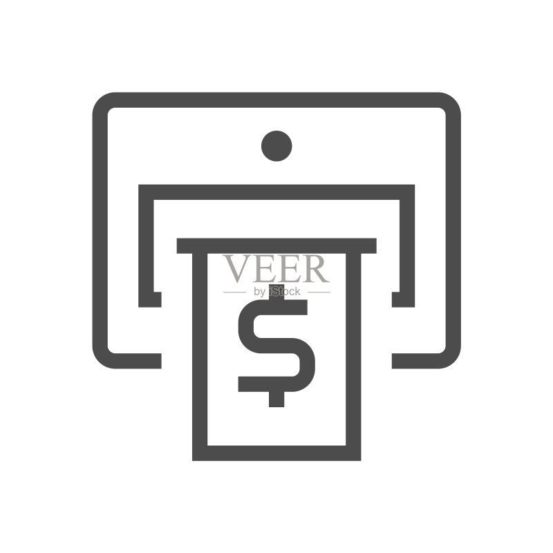 ATM机图标图标素材