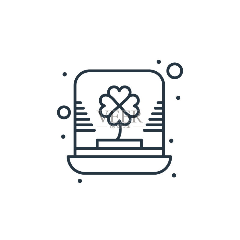 帽子矢量图标，用于网站设计和移动App开发的细线轮廓帽子图标图标素材
