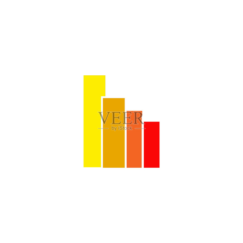 下降趋势图表图标logo设计图标素材