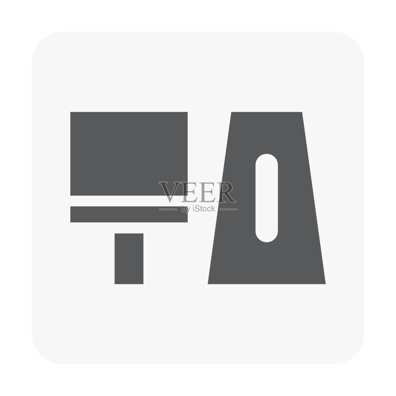 黑色建筑图标图标素材